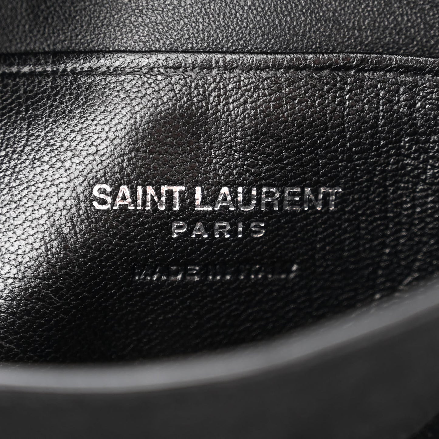 Lambskin Teddy Drawstring Bag Black