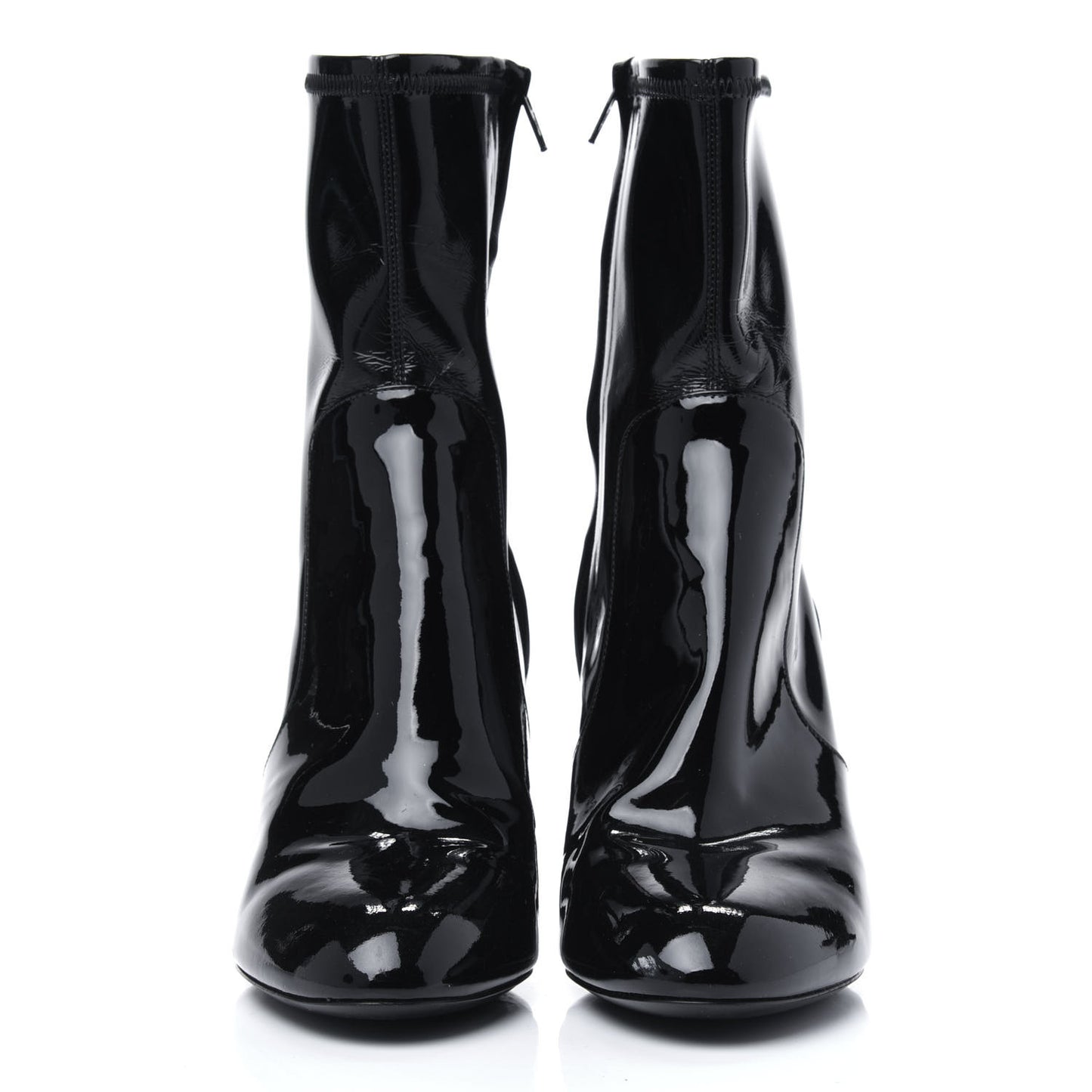 Patent Uniformes Silhouette Ankle Boots 37 Black