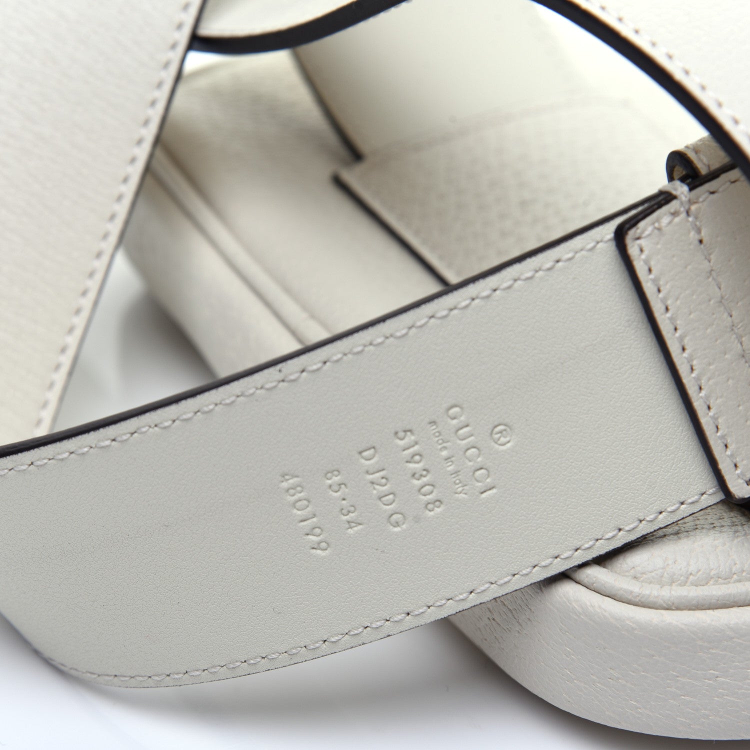 Gucci Grained Calfskin Ophidia Belted iPhone Case 85 34 White 10 of 13