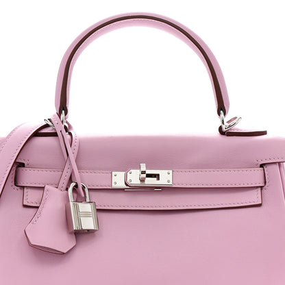 Hermes Swift Kelly Retourne 25 Mauve Sylvestre 8 of 17