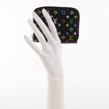 Louis Vuitton Monogram Multicolor Zippy Coin Purse Black Grenade 2 of 7