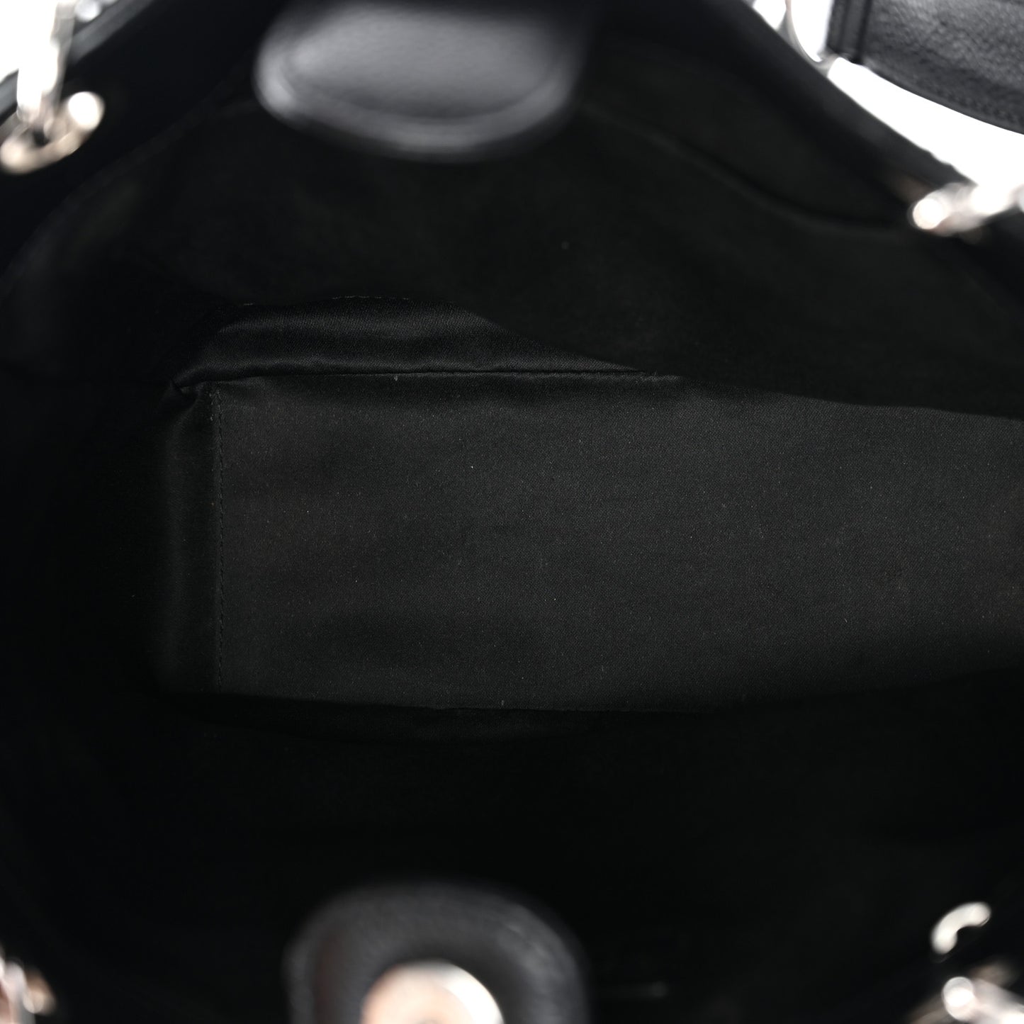 Caviar Quilted Petit Shopping Tote PST Black