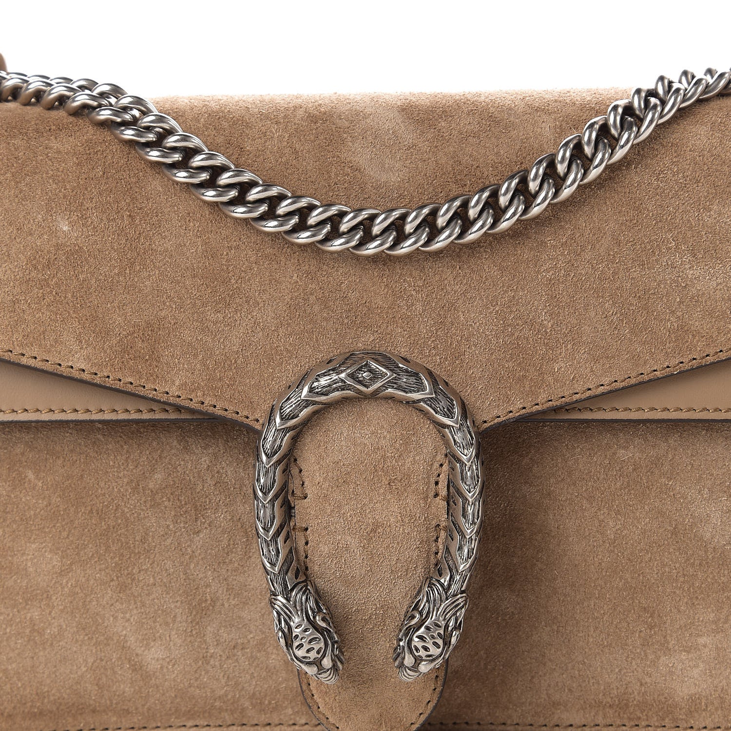 Gucci Suede Small Dionysus Shoulder Bag Taupe 14 of 14