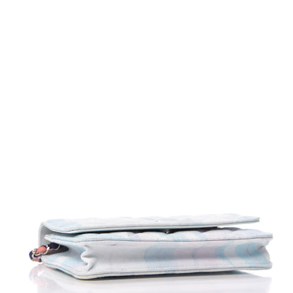 Chanel Canvas Quilted Jungle Jeans Wallet on Chain WOC Multicolor 4 of 12