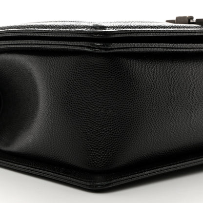 Chanel Caviar Quilted Medium Boy Flap Black 9 of 11