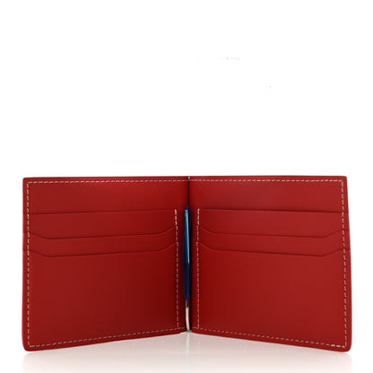 Goyard Goyardine Saint Thomas Bill Fold Wallet Red 5 of 6