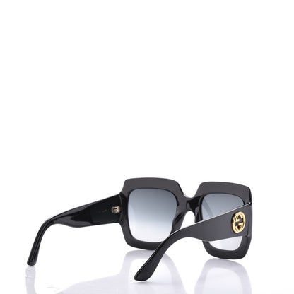 Gucci Acetate Square Frame Sunglasses GG0053S Black 4 of 8