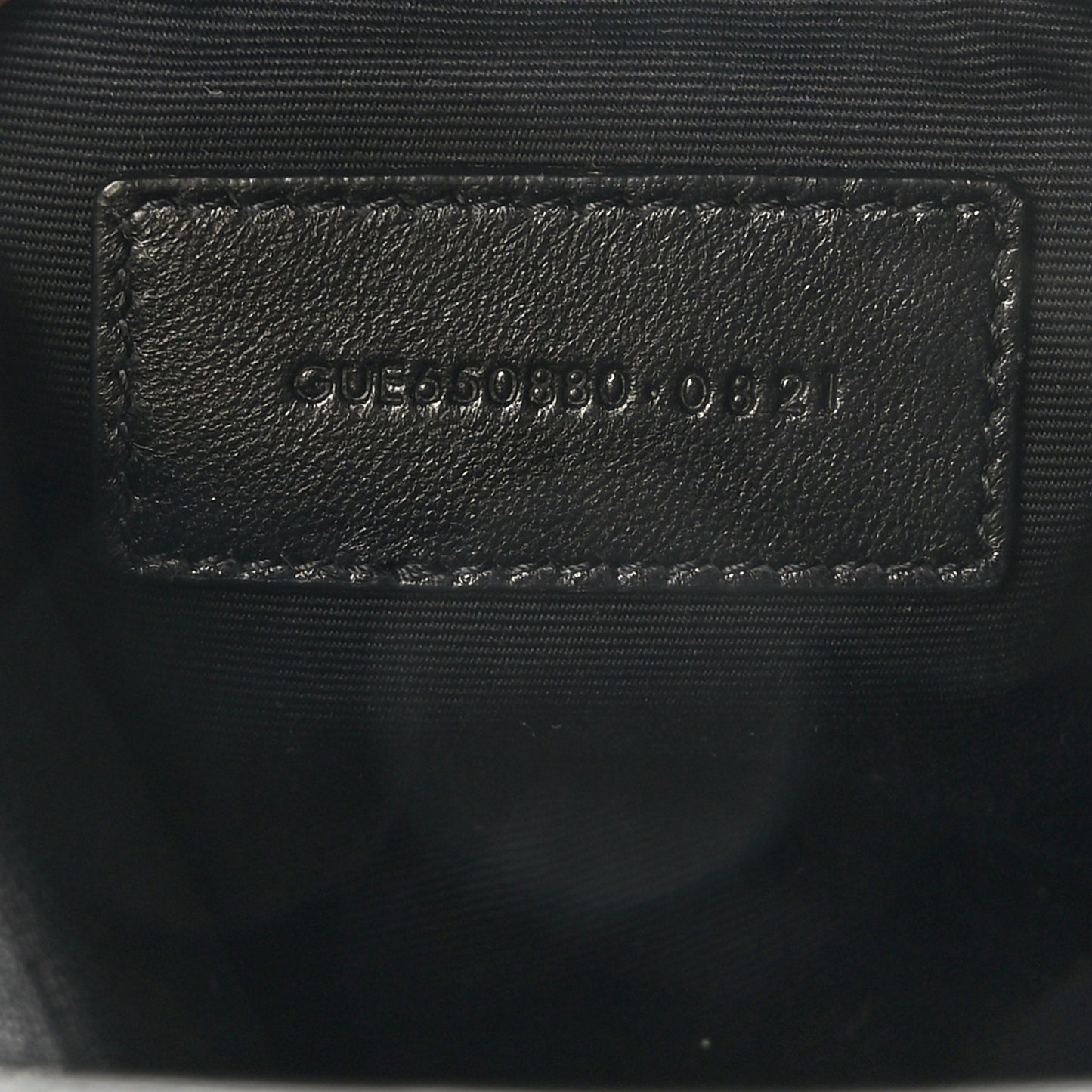 Lambskin Monogram Loulou Puffer Pouch Clutch Black
