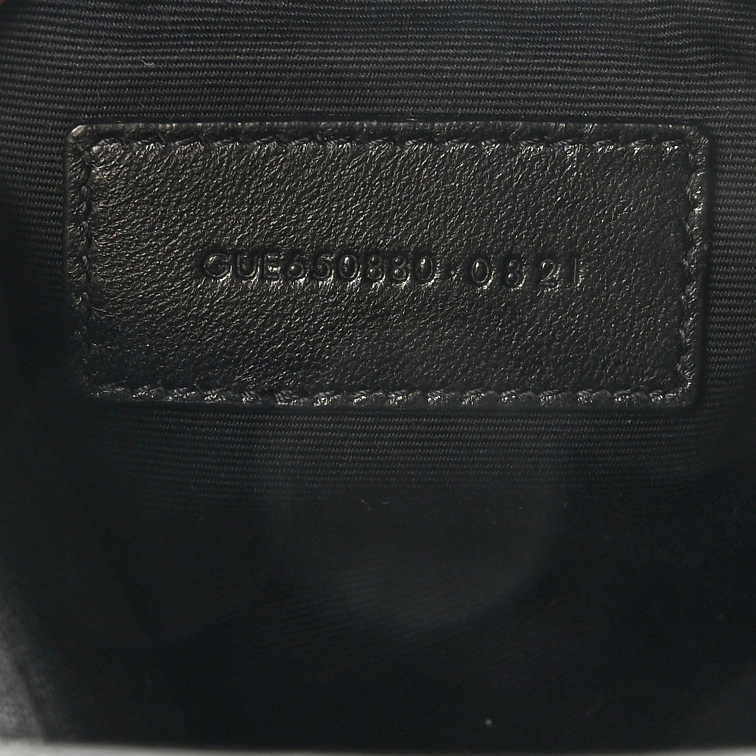 Saint Laurent Lambskin Monogram Loulou Puffer Pouch Clutch Black 6 of 10