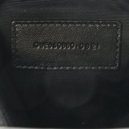 Saint Laurent Lambskin Monogram Loulou Puffer Pouch Clutch Black 6 of 10