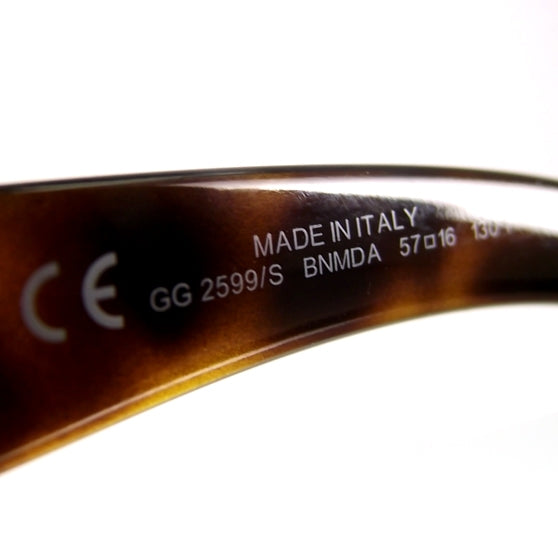 Tortoise Shell GG Sunglasses 2599S