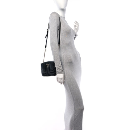 Prada Soft Calfskin Diagramme Camera Bag Black 2 of 11