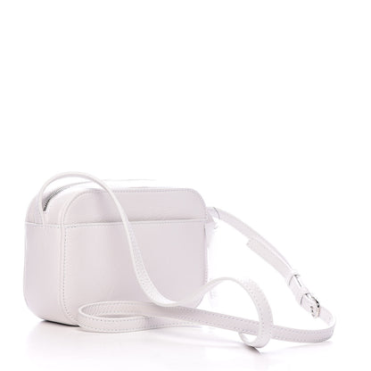 Balenciaga Calfskin Kittens Logo XS Everyday Camera Bag White 3 of 9