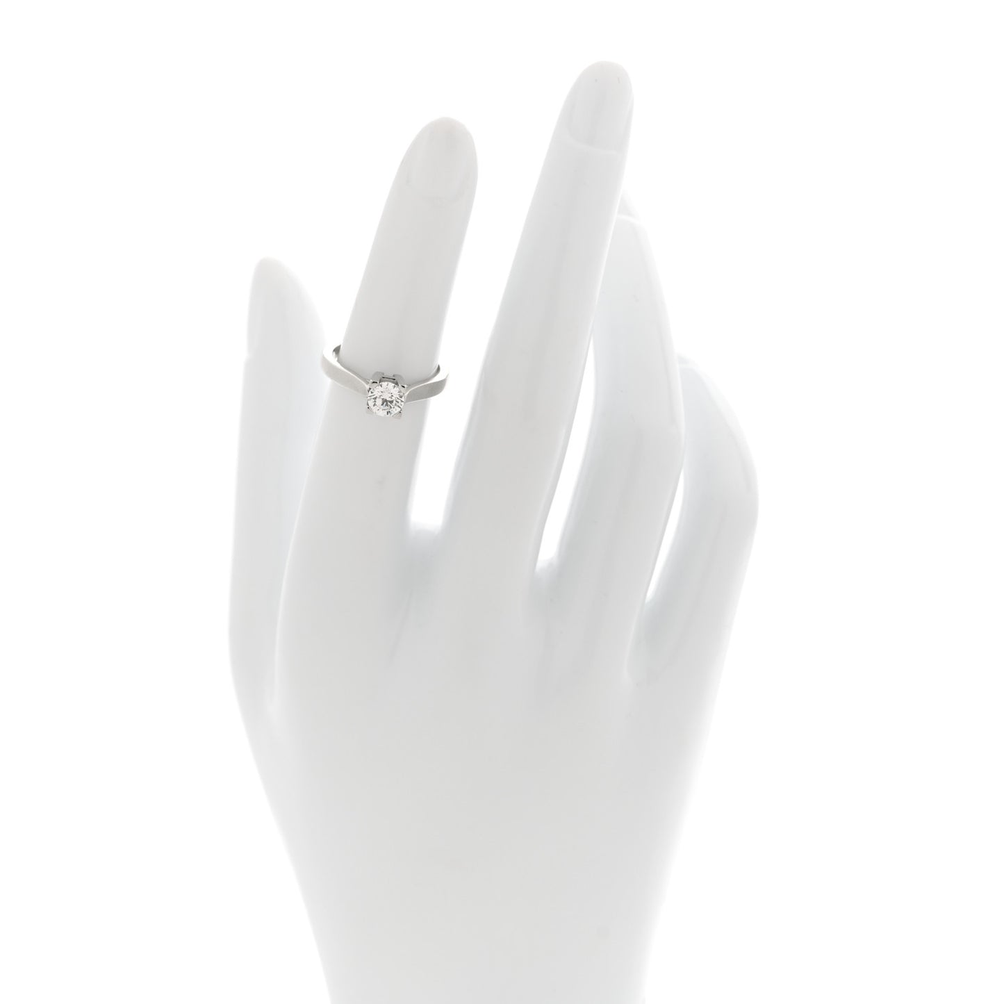 Platinum Diamond .50ct HW Logo Engagement Ring 48 4.5