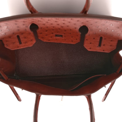 Hermes Ostrich Birkin 30 Brique 5 of 10