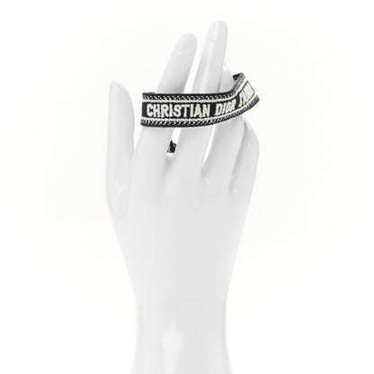 Christian Dior Woven Cotton J'Adior Friendship Bracelet Navy 2 of 3