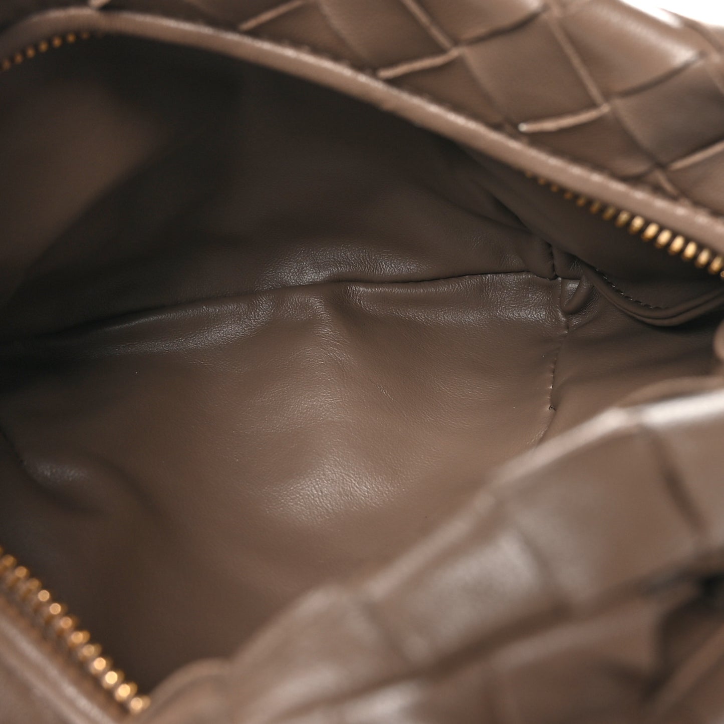 Nappa Intrecciato Mini Jodie Dark Taupe