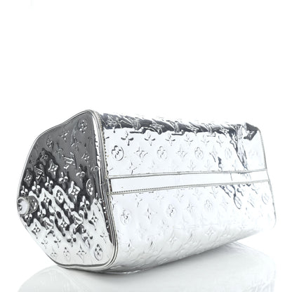 Louis Vuitton Monogram Miroir Speedy 35 Silver 4 of 11