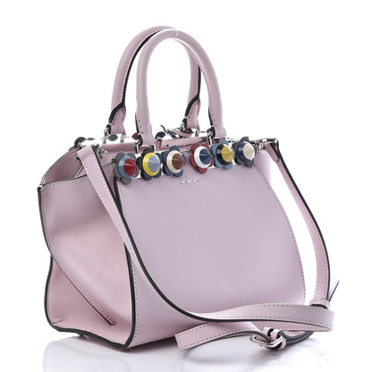Fendi Vitello Dolce Plexiglass Flowerland Studded Mini 3Jours Tote Peonia Multicolor 3 of 14