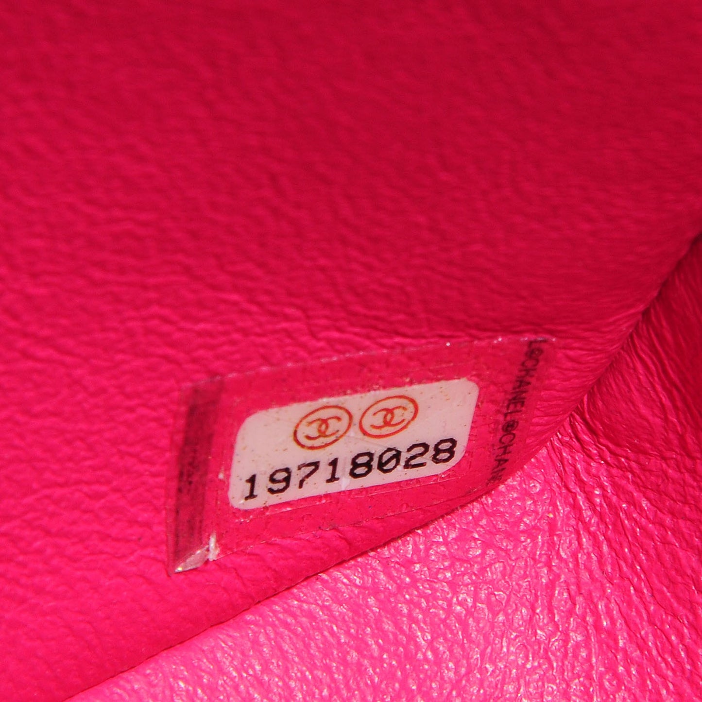 Lambskin Quilted Mini Rectangular Flap Dark Pink