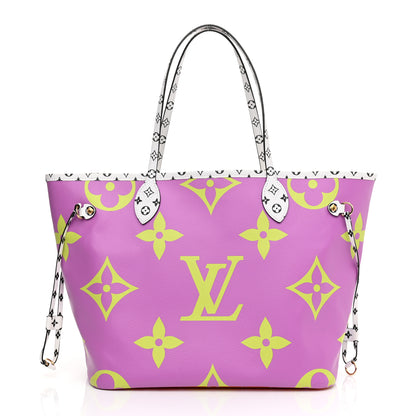 Louis Vuitton Monogram Giant Neverfull MM Pink Lilac 5 of 21