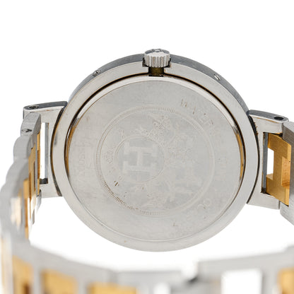Hermes Stainless Steel 30mm Clipper Quartz Watch Gold 4 of 4