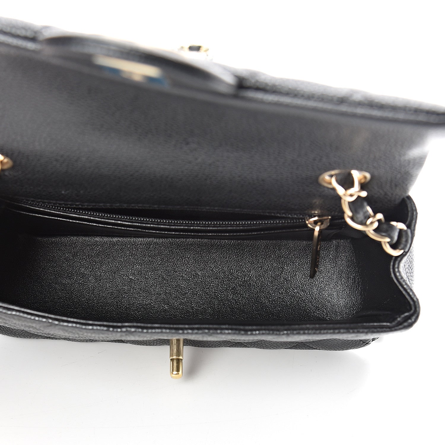 Chanel Caviar Quilted Mini Rectangular Flap Black 4 of 10