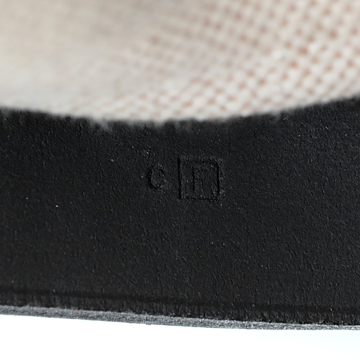 Vache Calfskin Toile Herbag 30 PM Noir Natural