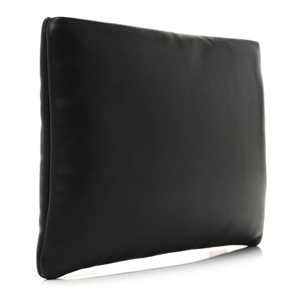 Saint Laurent Lambskin Small Calypso Pouch Black 3 of 8