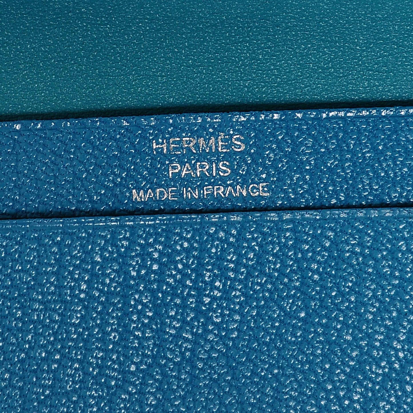 Chevre Mysore Mini Bearn Wallet Bleu Azteque