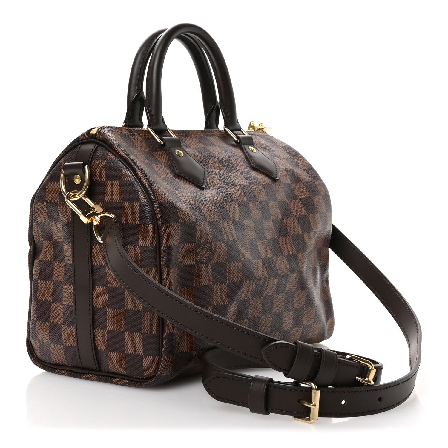 Louis Vuitton Damier Ebene Speedy Bandouliere 25 3 of 10
