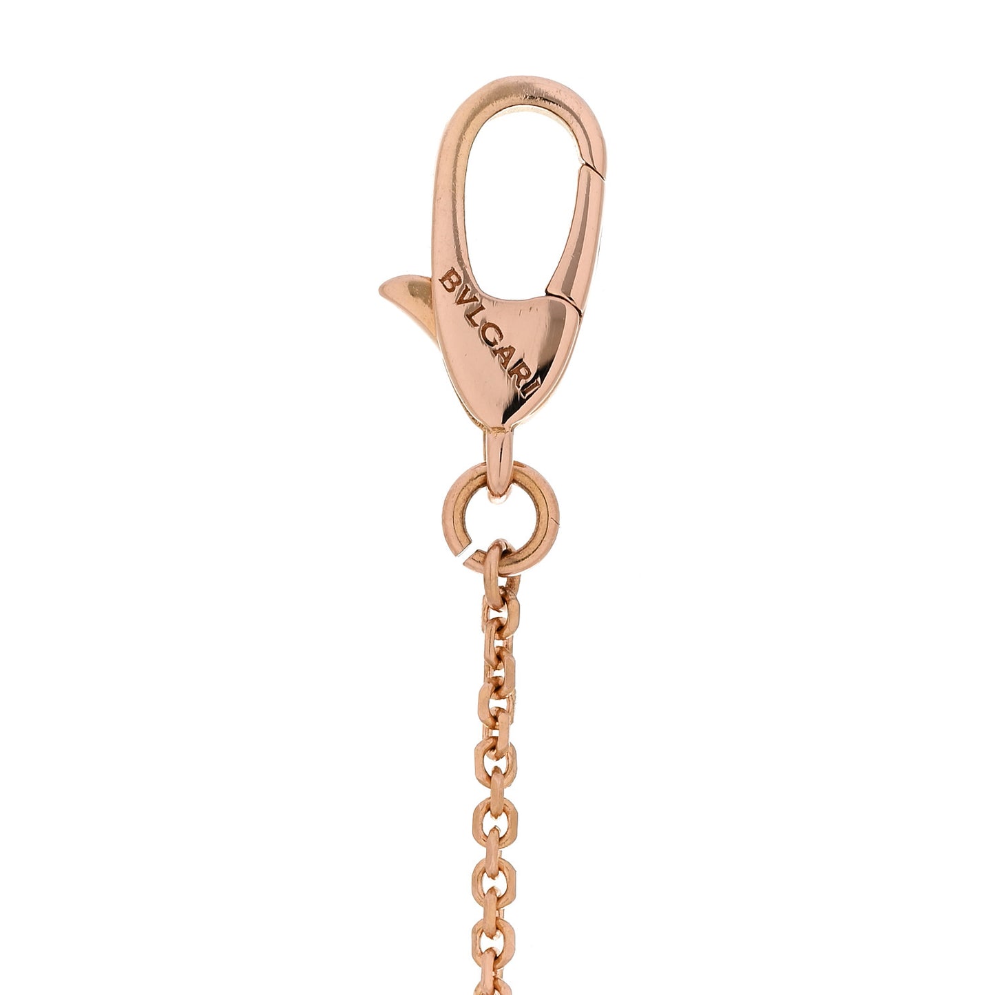 18K Rose Gold Diamond Mother of Pearl Small Divas' Dream Pendant Necklace