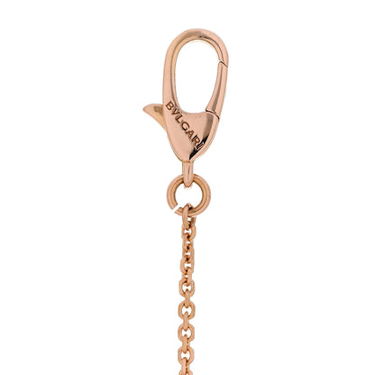 Bulgari 18K Rose Gold Diamond Mother of Pearl Small Divas' Dream Pendant Necklace 5 of 6