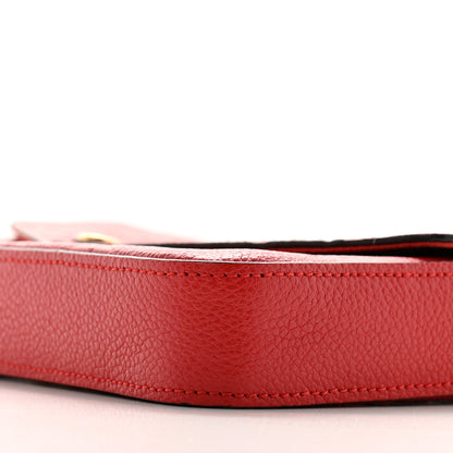 Louis Vuitton Empreinte Pochette Felicie Chain Wallet Scarlet 10 of 11