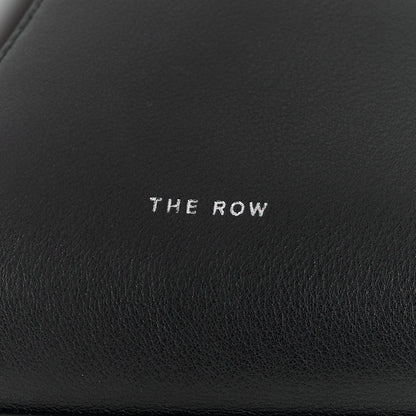 The Row Polished Saddle Calfskin E/W Top Handle Bag Black 7 of 10