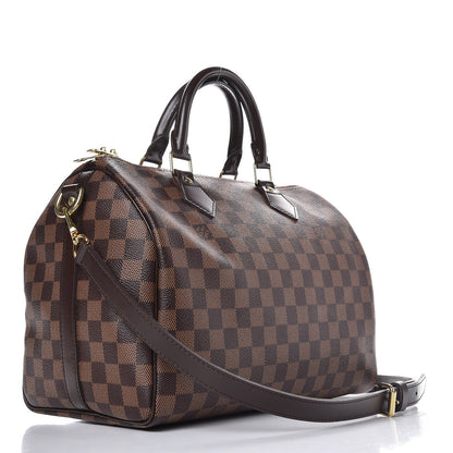 Louis Vuitton Damier Ebene Speedy Bandouliere 30 3 of 8