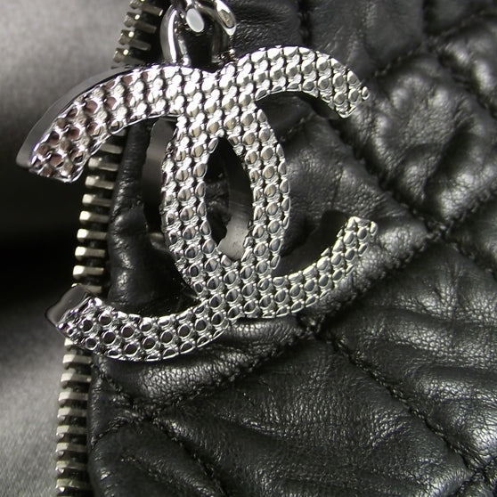 Chanel Lambskin Chain Mail Hobo Black 7 of 9