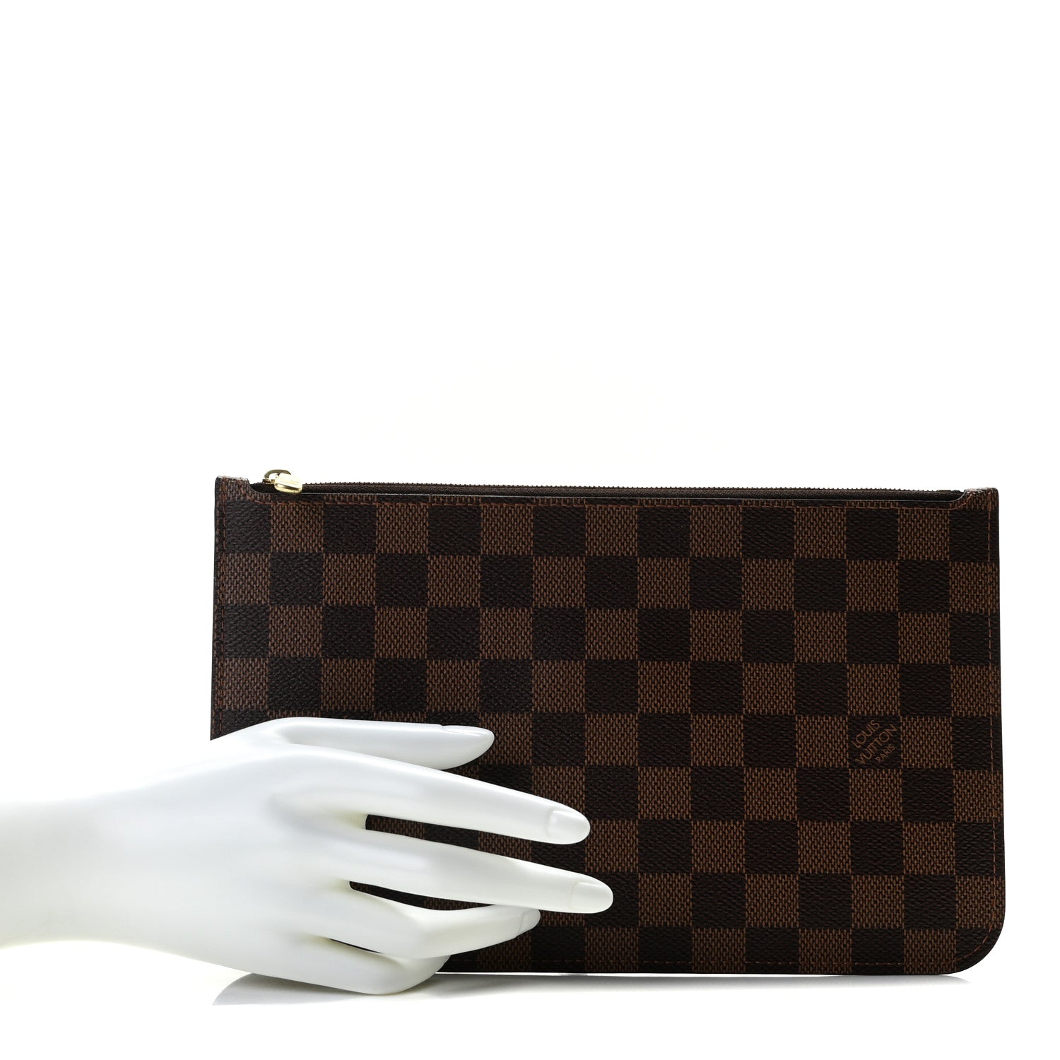 Louis Vuitton Damier Ebene Neverfull MM GM Pochette 2 of 7