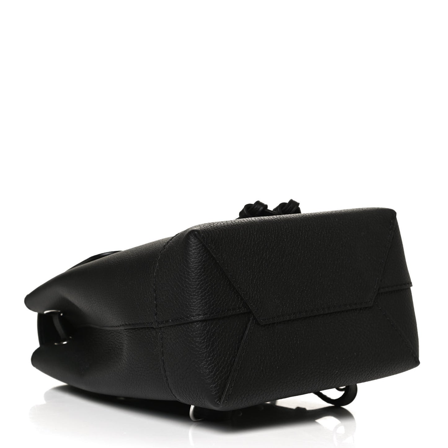 Calfskin Lockme Mini Backpack Black