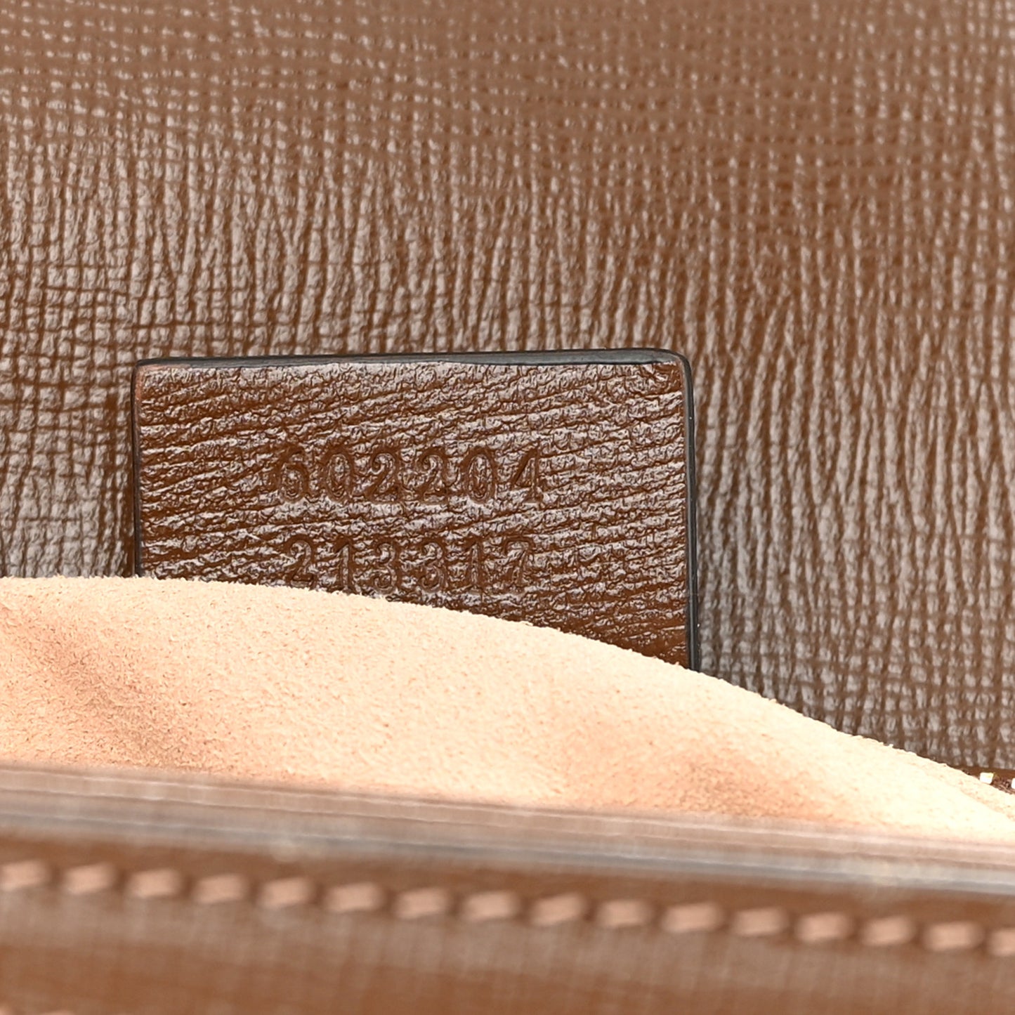 GG Supreme Monogram Horsebit 1955 Shoulder Bag Beige Brown Sugar