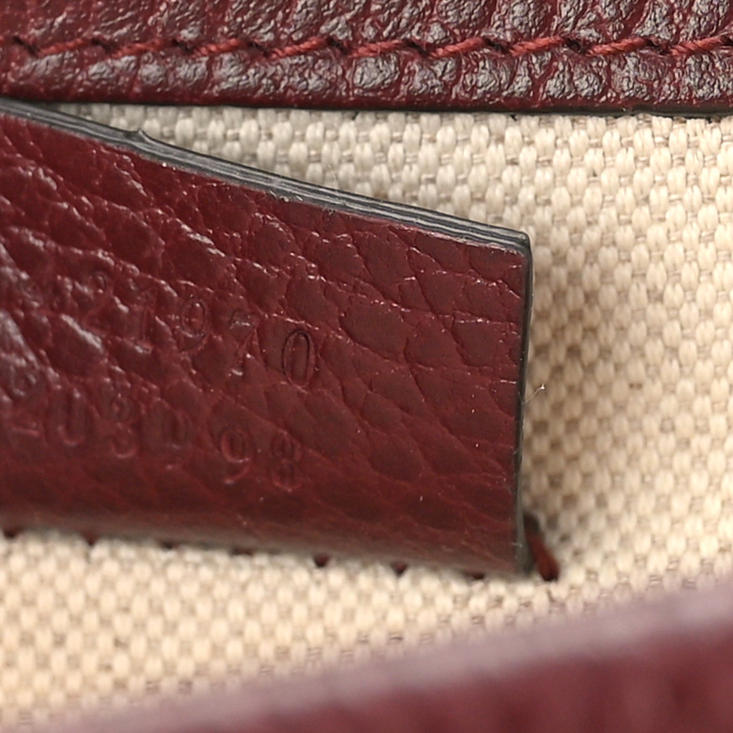 Dollar Calfskin Crystal Mini Dionysus Shoulder Bag Vintage Bordeaux