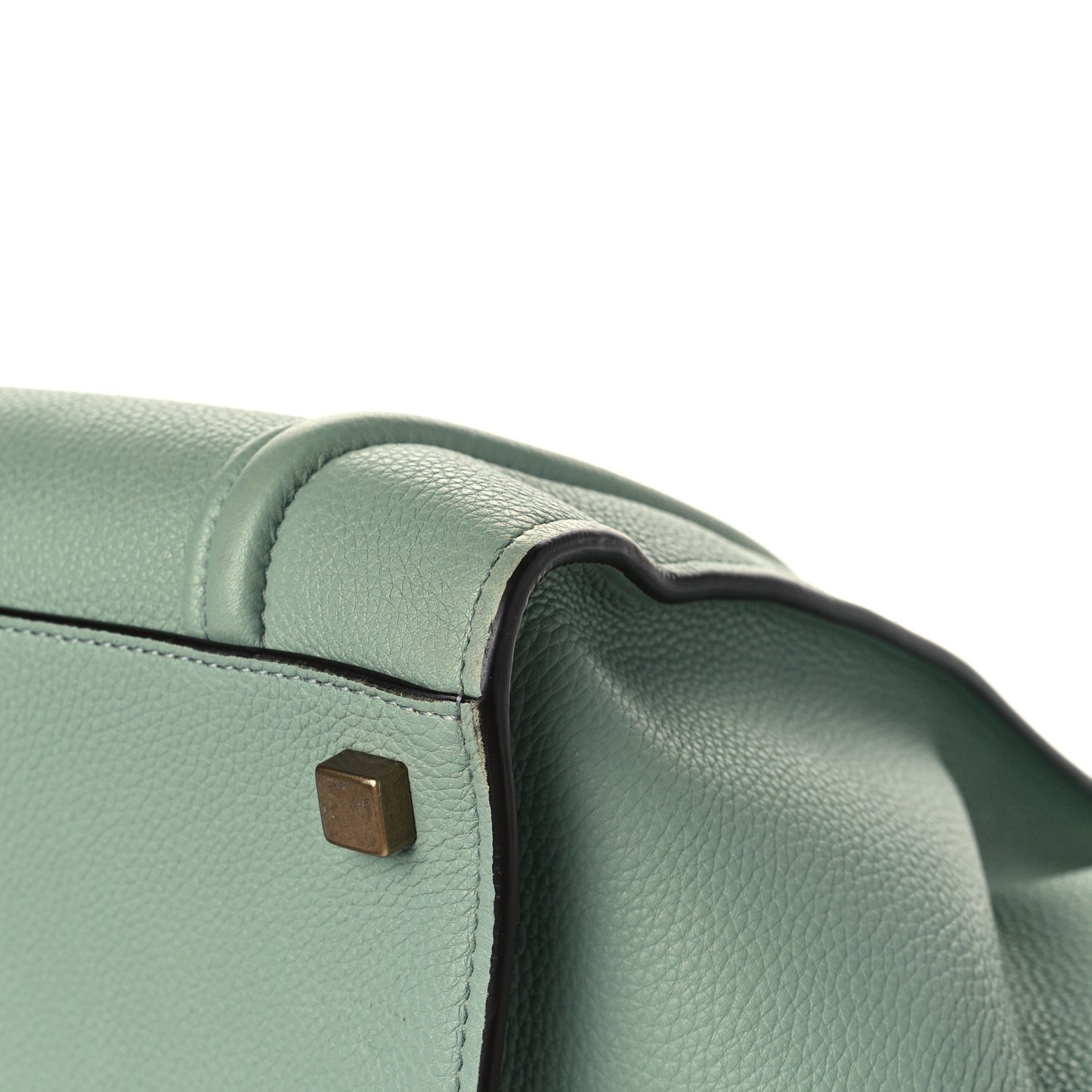 Baby Grained Calfskin Medium Phantom Luggage Jade