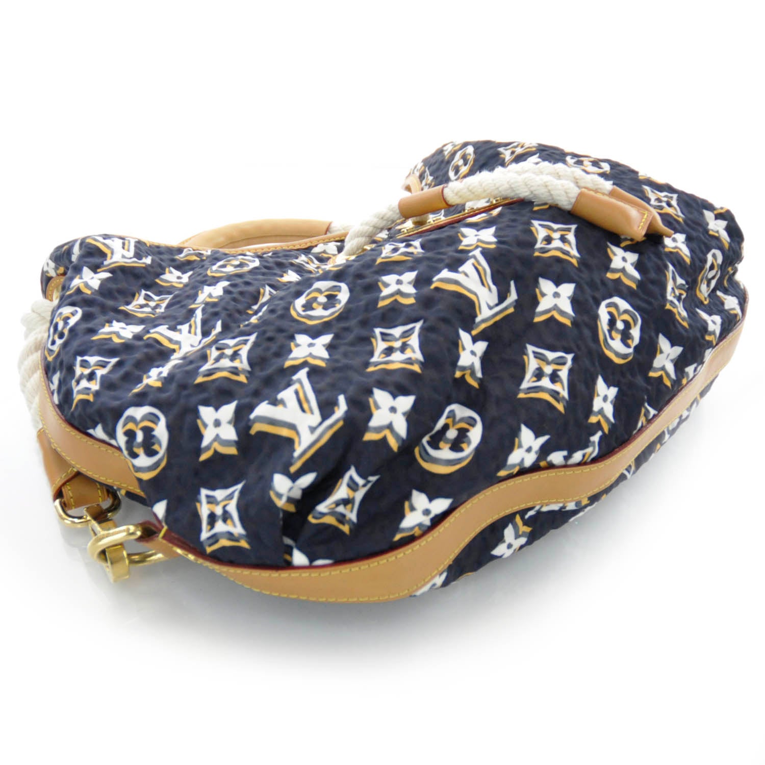 Louis Vuitton Canvas Monogram Cruise Bulles MM Navy 4 of 10