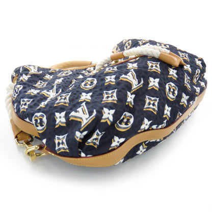 Louis Vuitton Canvas Monogram Cruise Bulles MM Navy 4 of 10