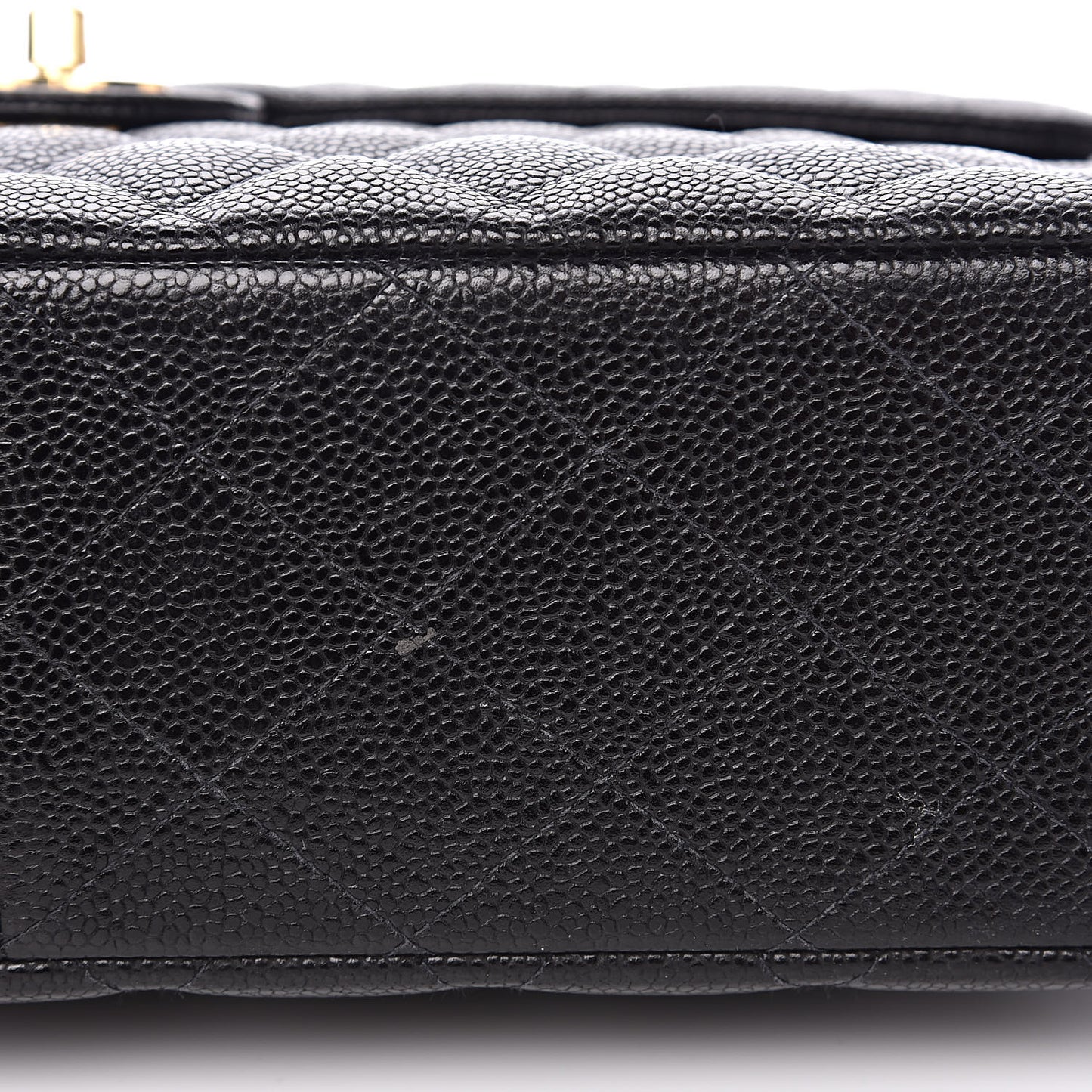 Caviar Quilted Jumbo Single Flap Black