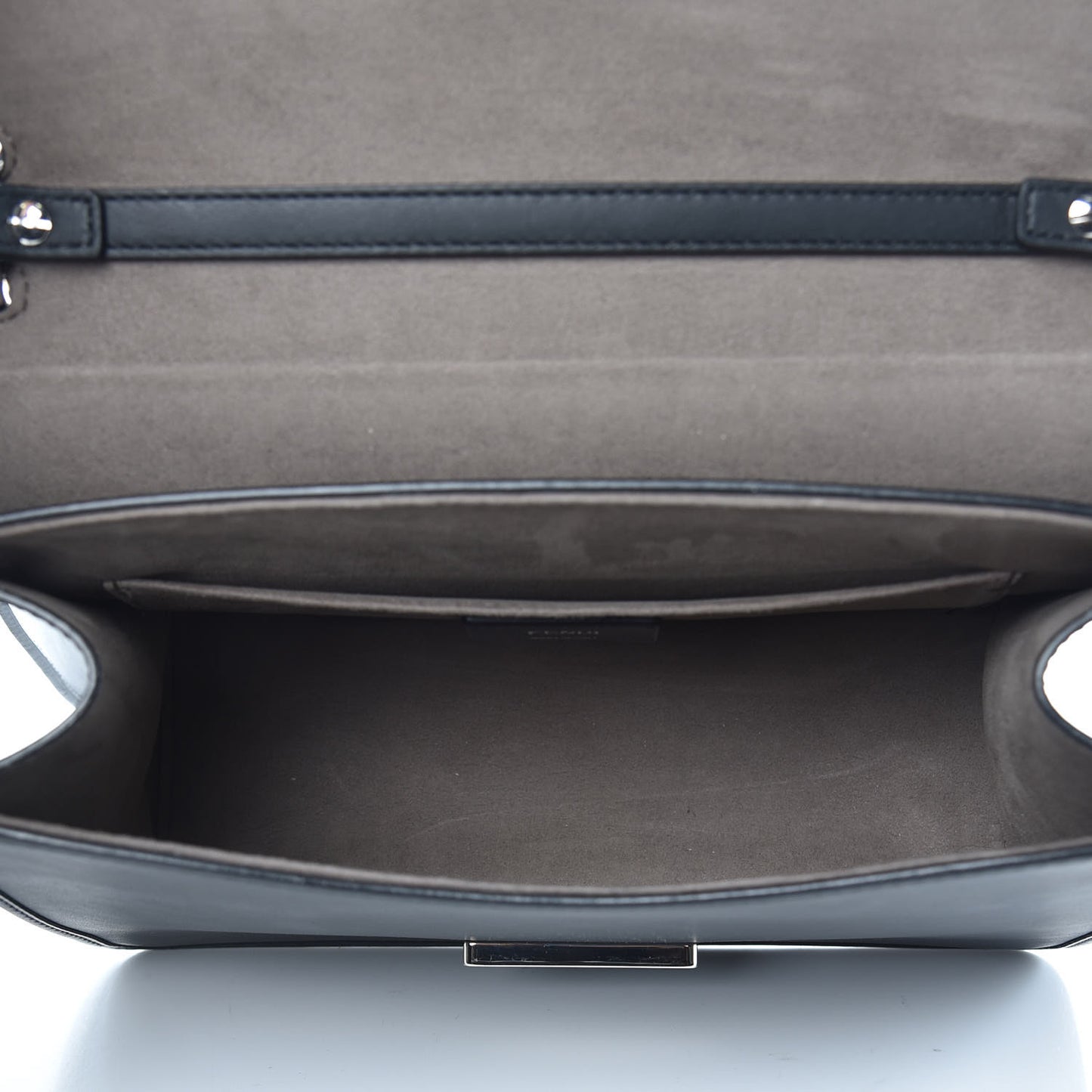 Vitello Century Opaco F is Fendi Kan I Shoulder Bag Black