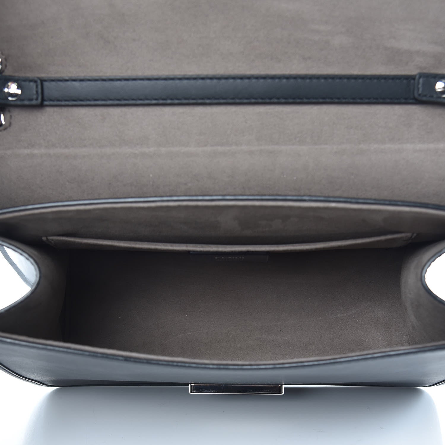 Fendi Vitello Century Opaco F is Fendi Kan I Shoulder Bag Black 5 of 13