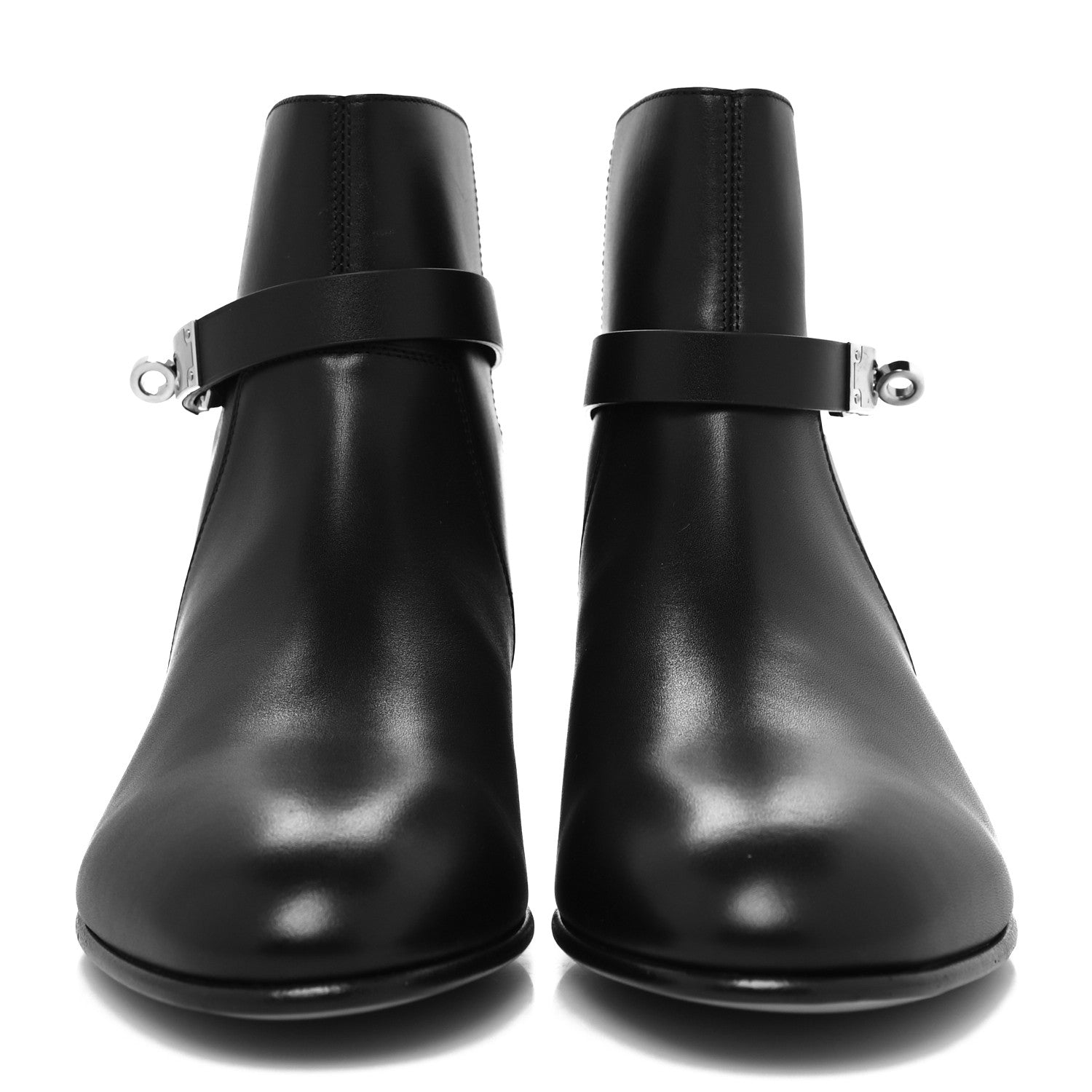 Hermes Calfskin Neo Low Boots 39 Black 2 of 10