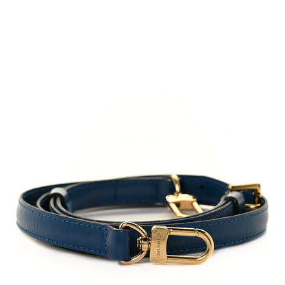 Louis Vuitton Calfskin Speedy Bandouliere Shoulder Strap Blue 1 of 3