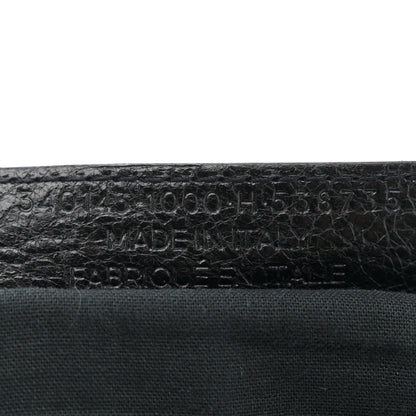 Balenciaga Agneau Arena Foldover Messenger Black 6 of 12